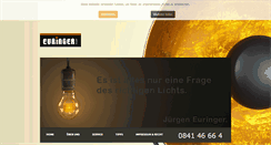 Desktop Screenshot of euringer.com